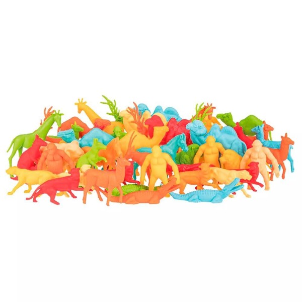 Encontraproduto.com.br - Balde Zoológico com 36 Figuras Sortidas - Gullive