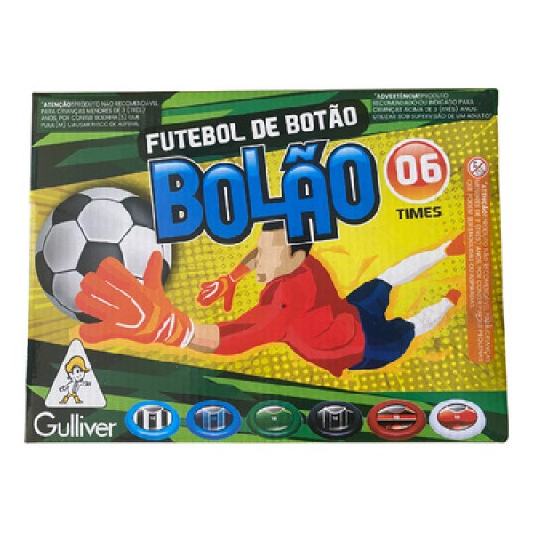 Encontraproduto.com.br - Gulliver Futebol de Botão Festival Cristal S/Adesivo Verde