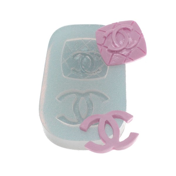 Encontraproduto.com.br - Molde de Silicone Duplo C (265) un FLEXARTE