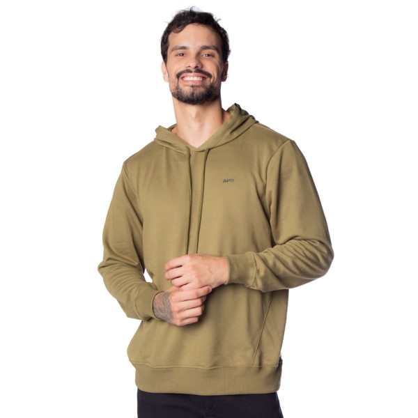 Blusão Masculino Over Surf Moletinho Canguru Verde