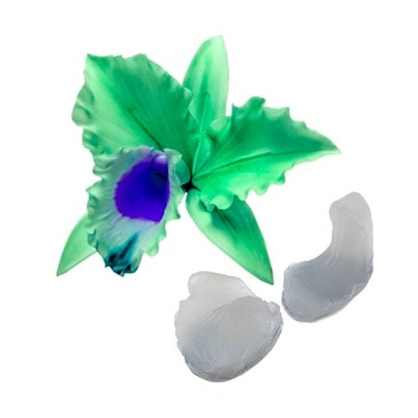 Encontraproduto.com.br - Molde de Silicone Veiner Orquídea Central (542) un FLEXARTE