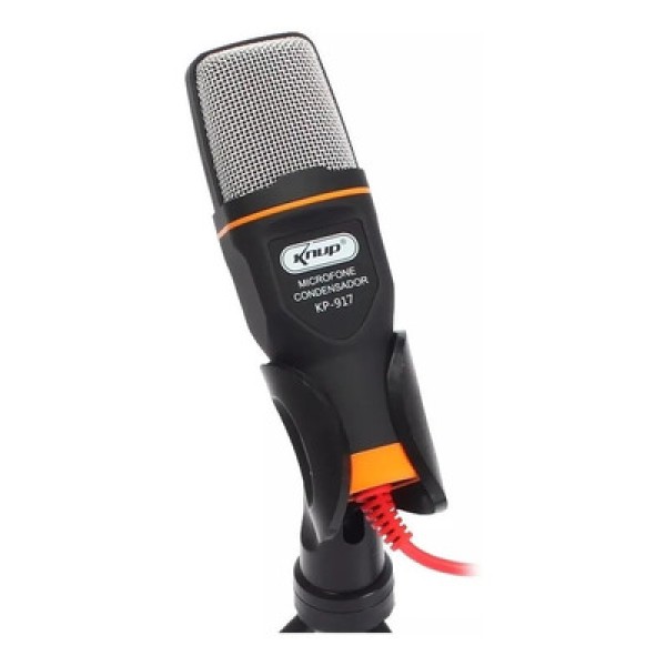 Encontraproduto.com.br - Microfone Condensador Multimídia para Pc Gravar Video Youtuber com Tripe Mtg-1021