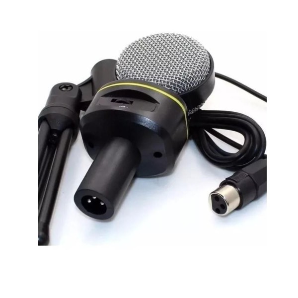 Encontraproduto.com.br - Microfone Condensador Multimídia para Pc Gravar Video Youtuber com Tripe Mtg-1021