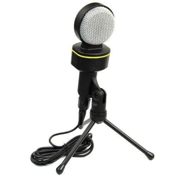 Encontraproduto.com.br - Microfone Condensador Multimídia para Pc Gravar Video Youtuber com Tripe Mtg-1021
