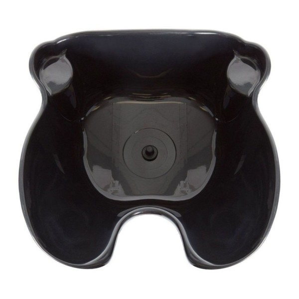 Encontraproduto.com.br - Lavatório Portátil Preto Com Pé Fixo Cabeleireiro