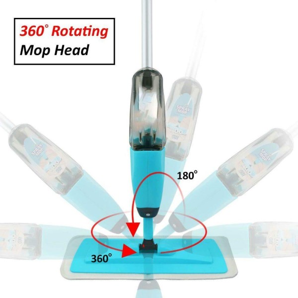 Encontraproduto.com.br - Vassoura Mágica Esfregão Spray Mop Rodo Reservatório GT572B