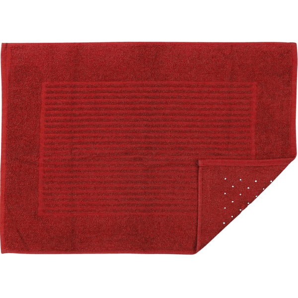 Encontraproduto.com.br - Toalha de Piso Basic com Antiderrapante Burgundy 50X70CM - ATLÂNTICA