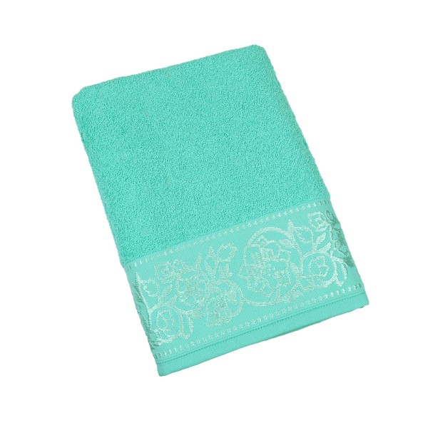 Toalha Banho Verona 1377  Verde Ciprino 70 cm x 1,30 m Atlântica