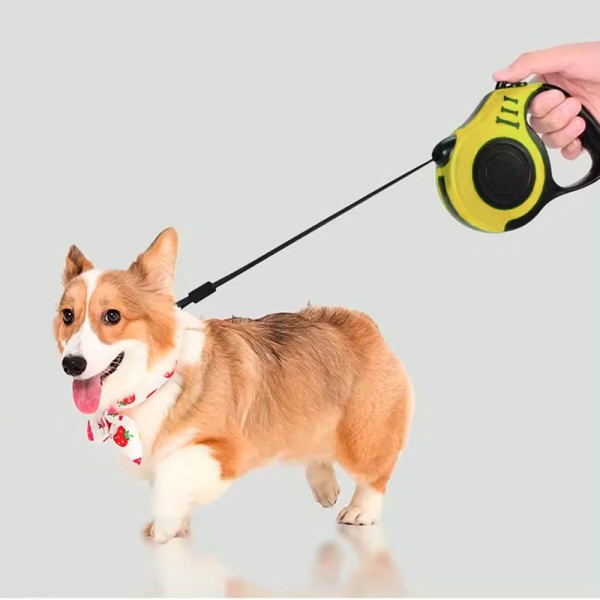 Encontraproduto.com.br - Guia Retrátil Passeio Pet Cachorro E Gato 3 Metros Vermelho