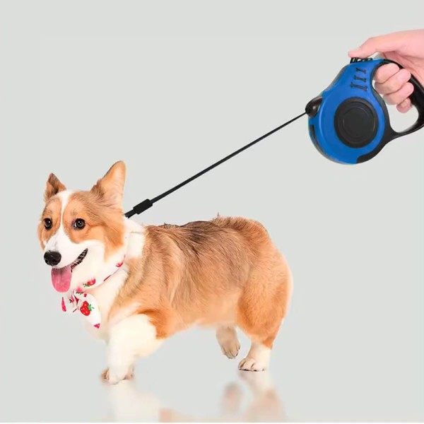 Encontraproduto.com.br - Guia Retrátil Passeio Pet Cachorro E Gato 3 Metros Vermelho