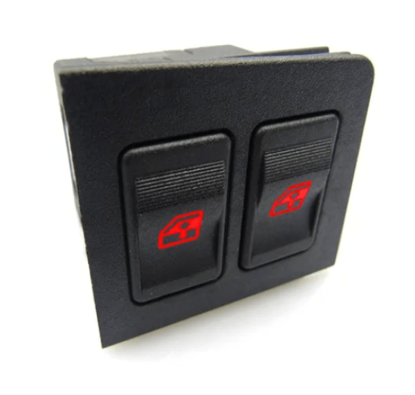 Encontraproduto.com.br - Interruptor vidro uno/fiorino 02> le duplo vermelho