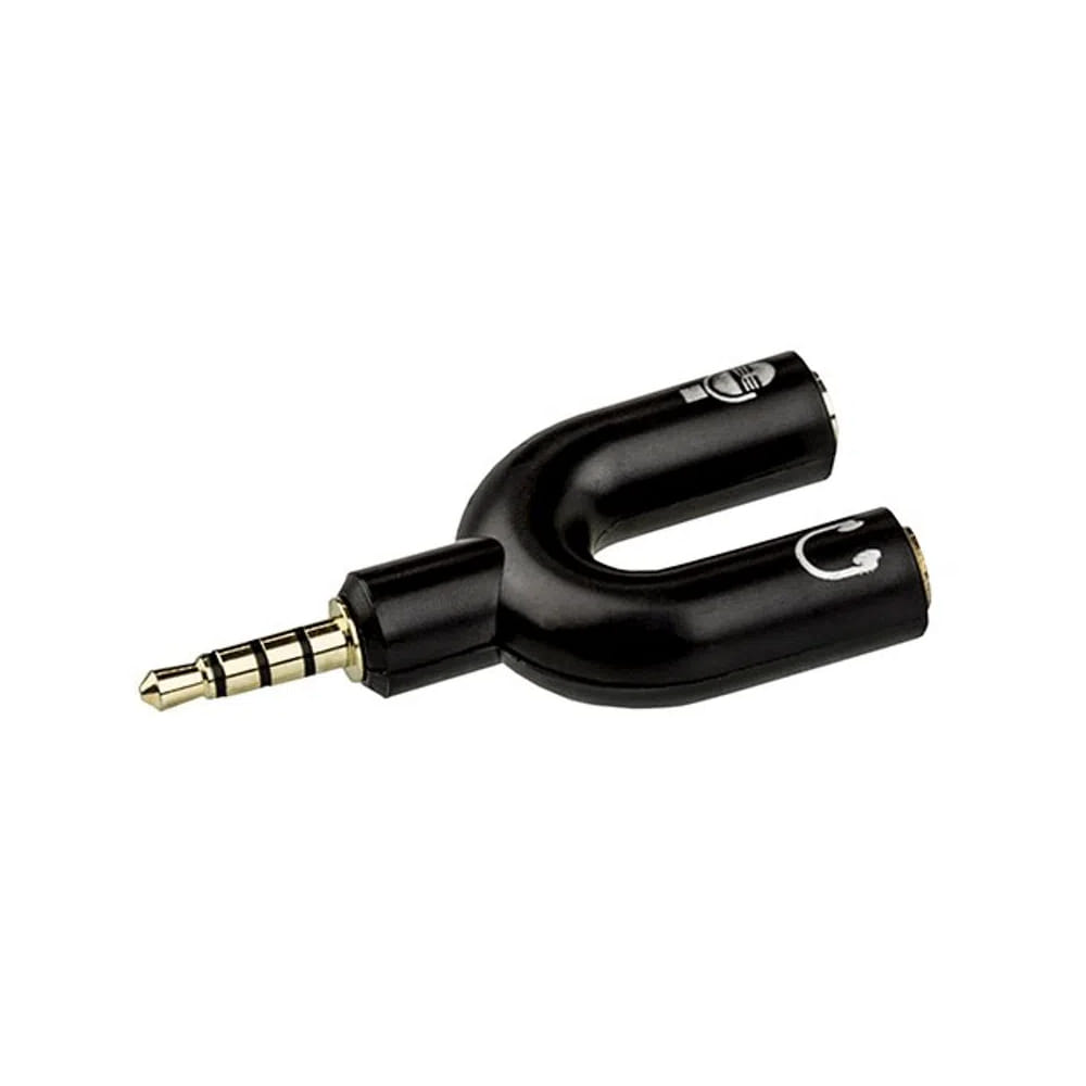 Encontraproduto.com.br - Adaptador P3 x P2 Duplo Fone  Microfone 905728  Cirilo Cabos