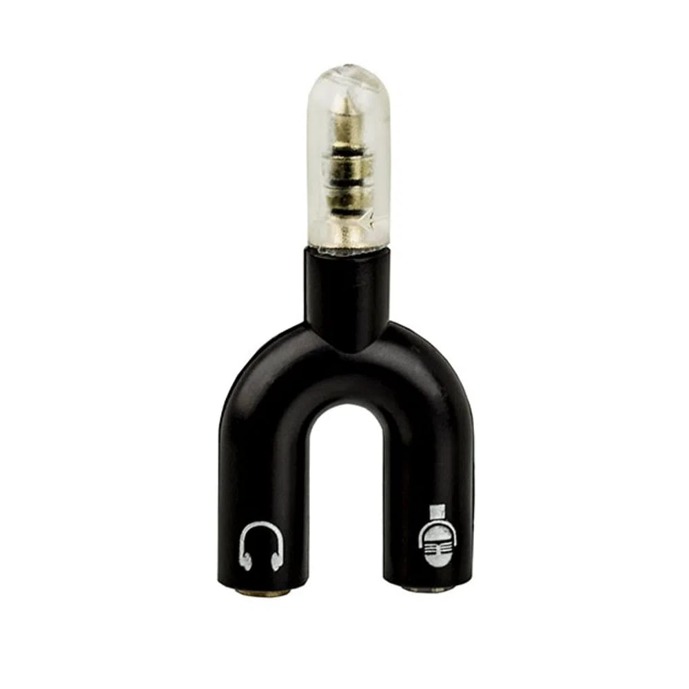 Encontraproduto.com.br - Adaptador P3 x P2 Duplo Fone  Microfone 905728  Cirilo Cabos