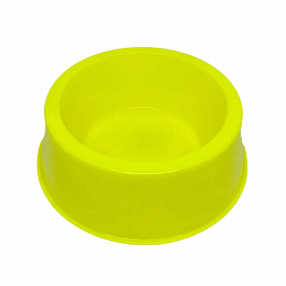 Comedouro para Filhote Amarelo Neon 300ml