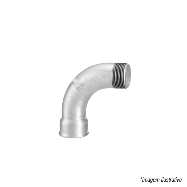 Encontraproduto.com.br - Curva Galvanizada Macho Fêmea 2 1/2