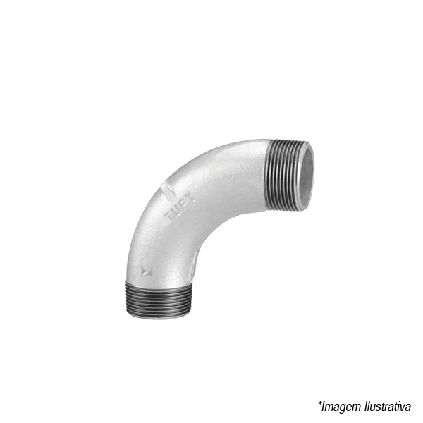 Encontraproduto.com.br - Curva Galvanizada Macho 3/4