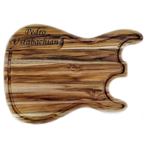 Encontraproduto.com.br - Tábua Corte Tradicional Churrasco Guitarra Personalizada