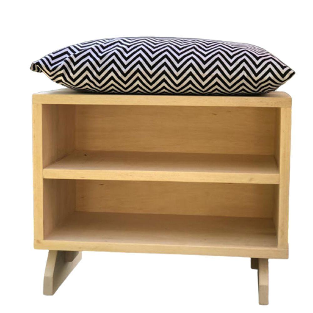 Encontraproduto.com.br - Sapateira Chevron Sala Quarto Escritório 40x40 4 Pares