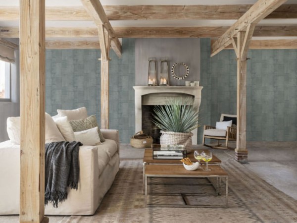Encontraproduto.com.br - Papel de Parede Riviera Maison Rustic Rough 219883 - Rolo: 10m x 0,53m