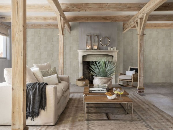 Encontraproduto.com.br - Papel de Parede Riviera Maison Rustic Rough 219880 - Rolo: 10m x 0,53m