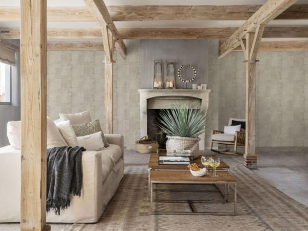 Encontraproduto.com.br - Papel de Parede Riviera Maison Rustic Rough 219880 - Rolo: 10m x 0,53m
