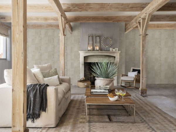 Encontraproduto.com.br - Papel de Parede Riviera Maison Rustic Rough 219880 - Rolo: 10m x 0,53m