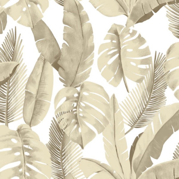 Papel De Parede Atemporal Folhagens 3701 - Rolo: 10m X 52cm