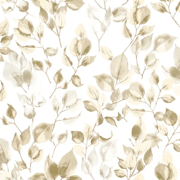 Encontraproduto.com.br - Papel de Parede Sonhos Folhagem Bege 4226 Papel de Parede Sonhos 4226