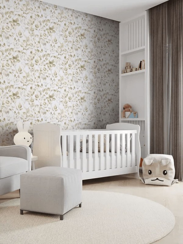 Encontraproduto.com.br - Papel de Parede Sonhos Folhagem Bege 4226 Papel de Parede Sonhos 4226