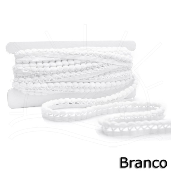 Encontraproduto.com.br - Fita Pompom Grelot 16mm - 10m
