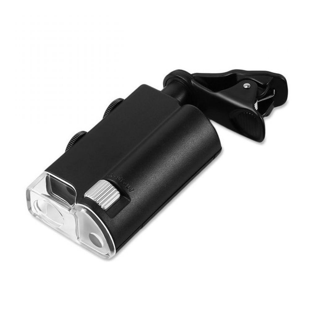 Lupa De Mesa Bancada Aumento 4,5x E 3x Garras E Suporte Soldador Alimentação Com Cabo Usb Ou Pilhas Iluminação 2 Leds