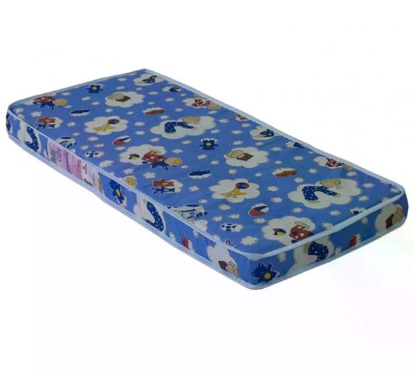 Encontraproduto.com.br - Colchao Infantil Para Berço D18 60X130CM BB863 Azul Completa Moveis