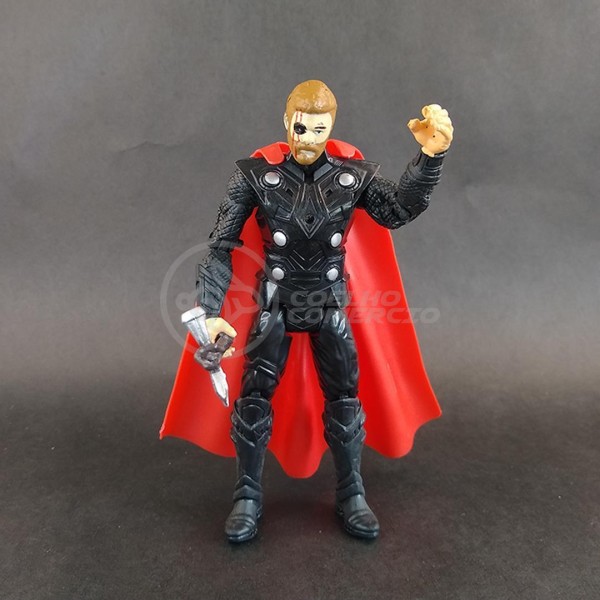 Encontraproduto.com.br - Kit 4Pcs Boneco Articulado 17Cm Vingadores End Game Large 23