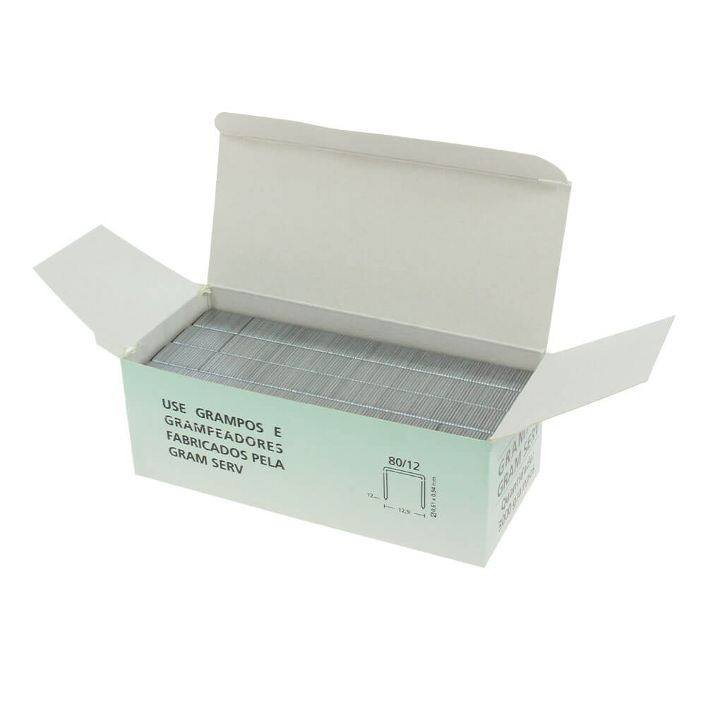 Encontraproduto.com.br - Grampo para Grampeador Rocama Gram Serv 80/12 com 3000UN