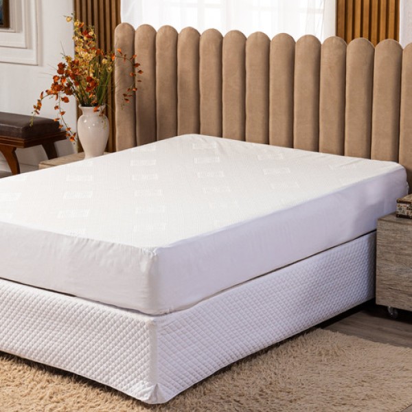 Encontraproduto.com.br - Protetor De Colchão Impermeável Branco Avulso Solteiro - Capa Protetora Para Cama Toque Macio