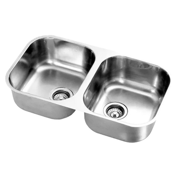 Cuba de Inox de Embutir Dupla 72X40cm 4.1/2