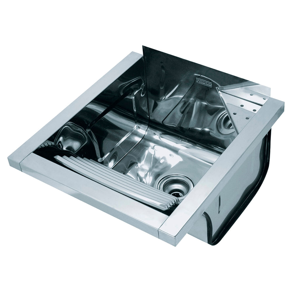 Encontraproduto.com.br - Tanque de Inox Franke de Parede TS 360 com Espelho