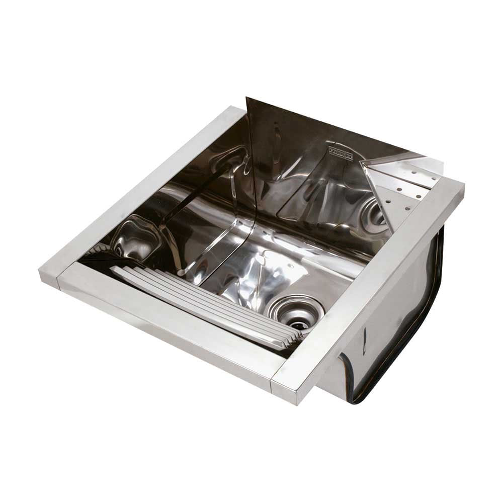 Encontraproduto.com.br - Tanque de Inox Franke de Parede TS 360 com Espelho