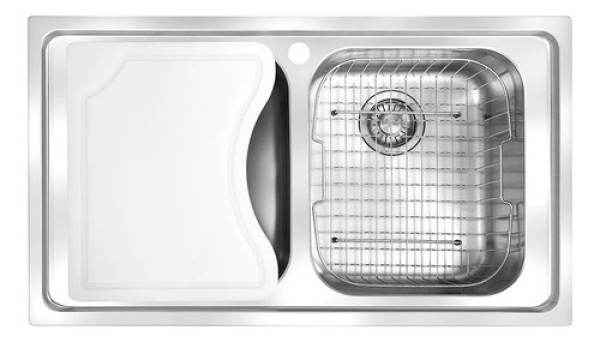 Encontraproduto.com.br - CUBA FRANKE SMART DUPLA DE SOBREPOR SRX 620 86x50 C/ACESSÓRIOS 14868