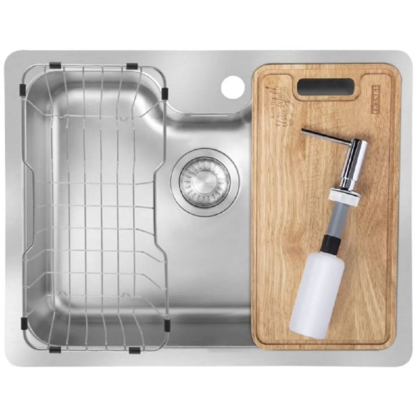 Encontraproduto.com.br - Cuba de Inox de Embutir 54,5X41,5cm 4.1/2