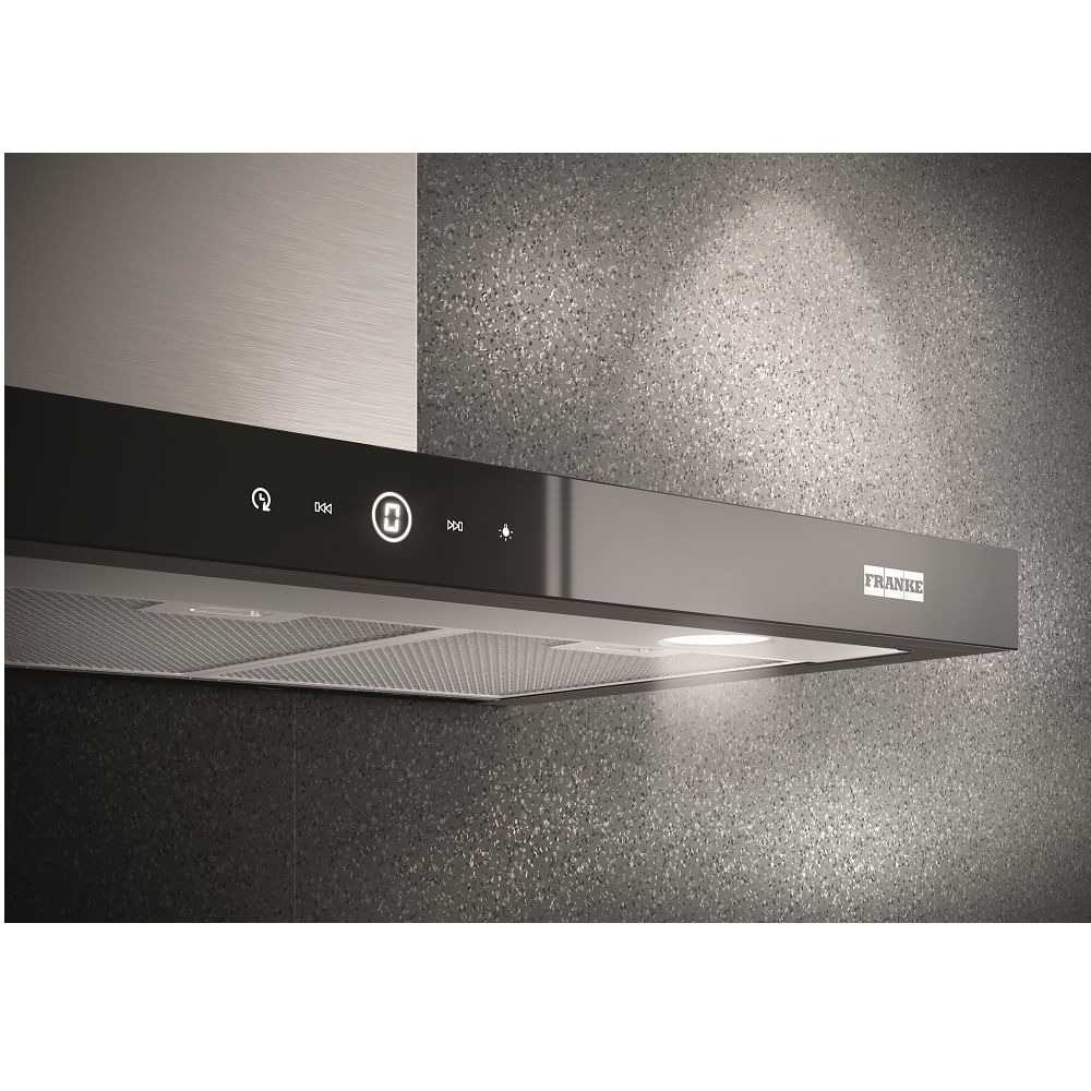 Encontraproduto.com.br - Coifa Linea Touch Parede 90 CM 220V - (16698) - Franke