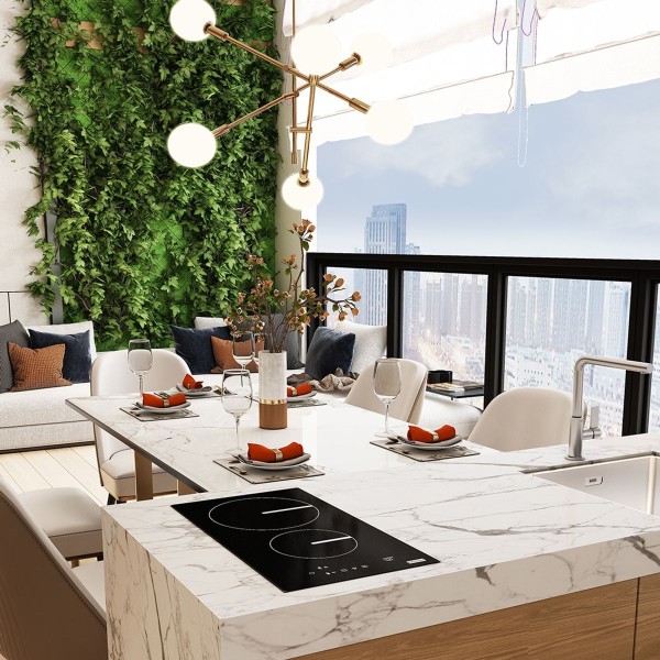Encontraproduto.com.br - Cooktop de Indução Franke Smart FSM 302 Touch 2Q Preto 220V 17104