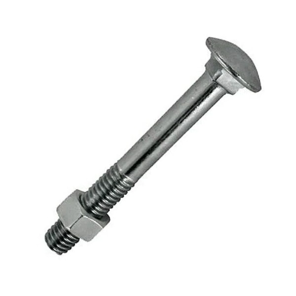 Encontraproduto.com.br - Parafuso Frances Zincado C/Porca 5/16X 4.1/2 Cx100 Jomarca