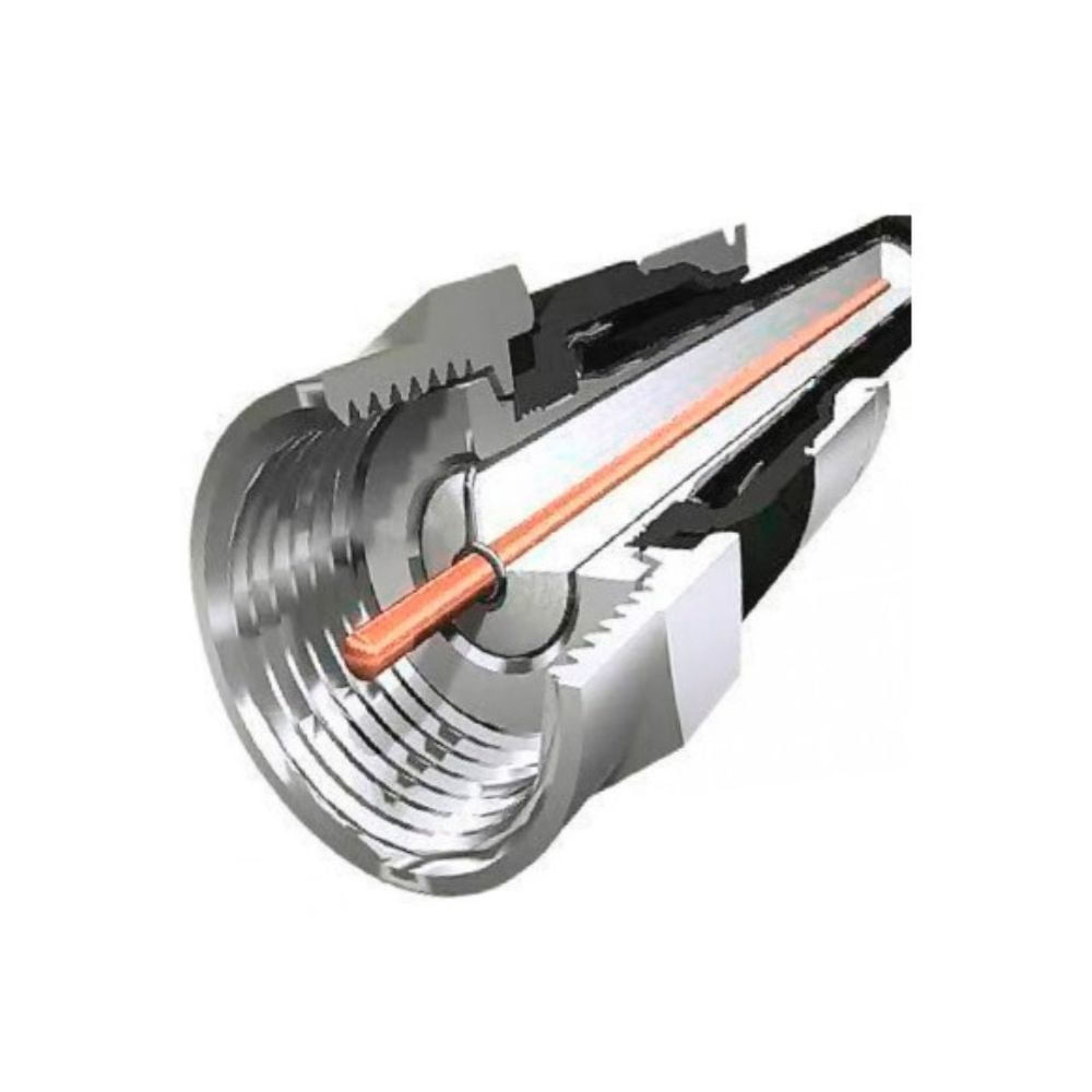 Encontraproduto.com.br - Conector De Compressão Rg 59 Com 2 Peças Interneed