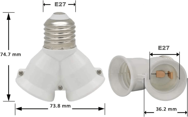 Encontraproduto.com.br - SOQUETE MULTIPLICADOR DUP E27 BC INTER