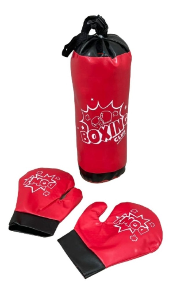 Encontraproduto.com.br - SACO BOXE INFANTIL COM LUVAS BW174