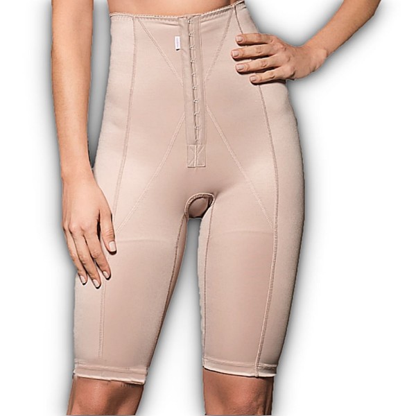 Encontraproduto.com.br - Cinta Bermuda Modeladora Abertura Frontal Chocolate Tam PP
