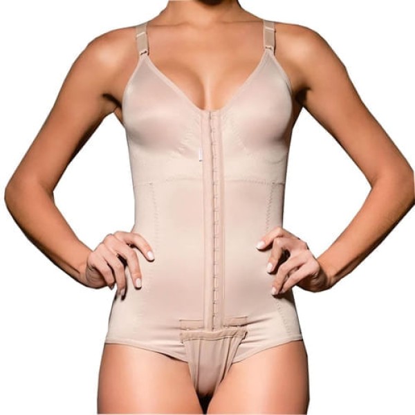 Encontraproduto.com.br - Modelador 425 Abertura Frontal Total Fecho Duplo Tam EG