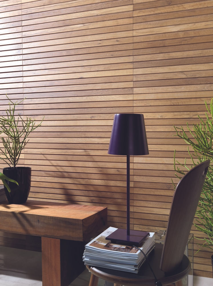 Encontraproduto.com.br - Revestimento Parquet DOlivier Clapboard Esmaltado 30X90cm Caixa com 1,34 m² Retificado Portobello