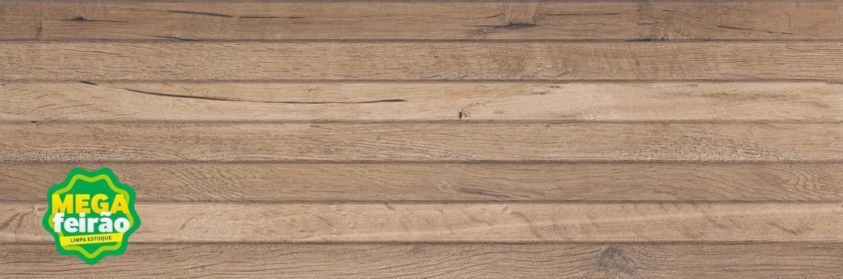 Encontraproduto.com.br - Revestimento Parquet DOlivier Clapboard Esmaltado 30X90cm Caixa com 1,34 m² Retificado Portobello